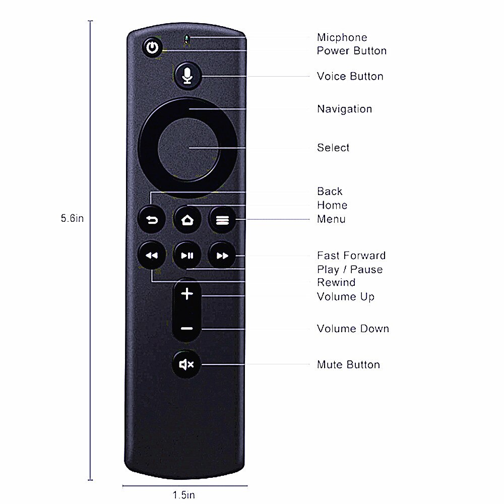 L5B83H Fire TV Stick 4K Streaming Media Player2020 Edition Release & 4K 2nd Gen Fire TV Stick Voice 