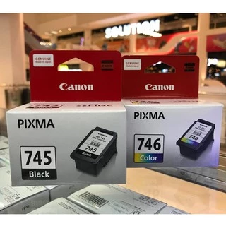 หมึกแท้ ตลับหมึกอิงค์เจ็ท Canon Ink PG-745 / CL-746 [ สีดำ และ สี ] ของแท้ 100%