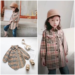 เสื้อเชิ้ตเด็ก Burberry แขนจั๊ม สินค้าเด็กคุณภาพจาก IdeaKidShop