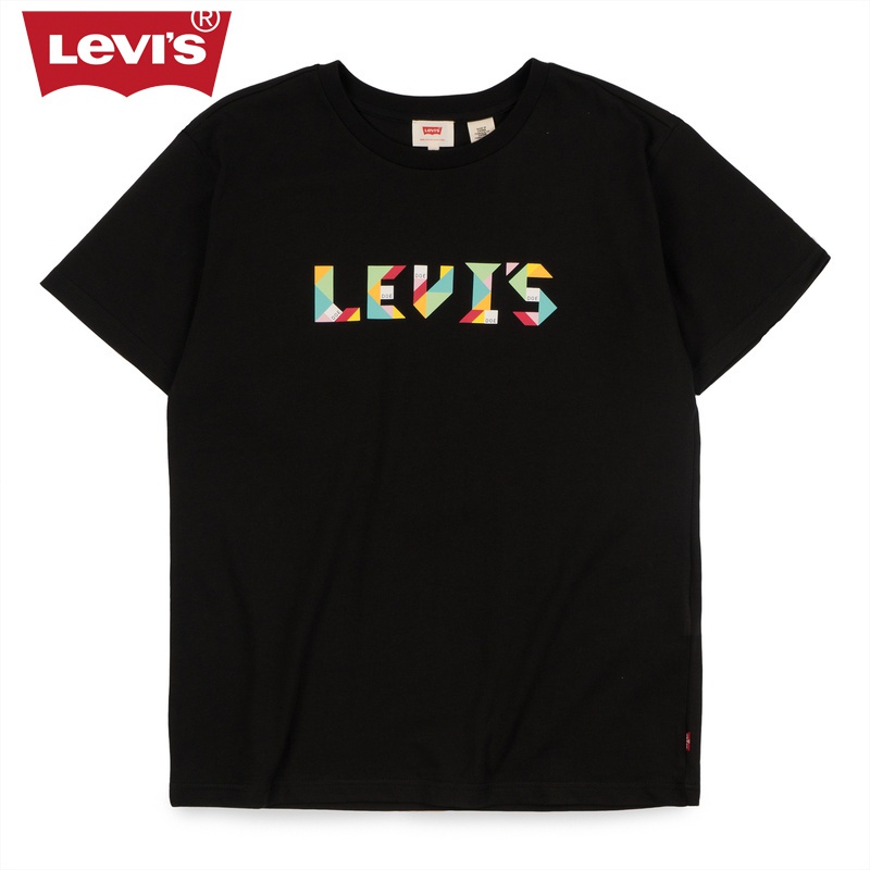 LEVI'S เสื้อยืดแขนสั้นพิมพ์ลาย Lhc Levi ' S X Doe 2020 Limited สําหรับผู้ชาย A0466-000 คอลูกเรือ เสื้อยืดผู้ชาย เสื้อยืด