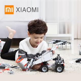 xiaomi mitu รถบรรทุกวิศวกรรมเพาเวอร์ 500+ชิ้นส่วนของเล่นเด็ก diy mijia