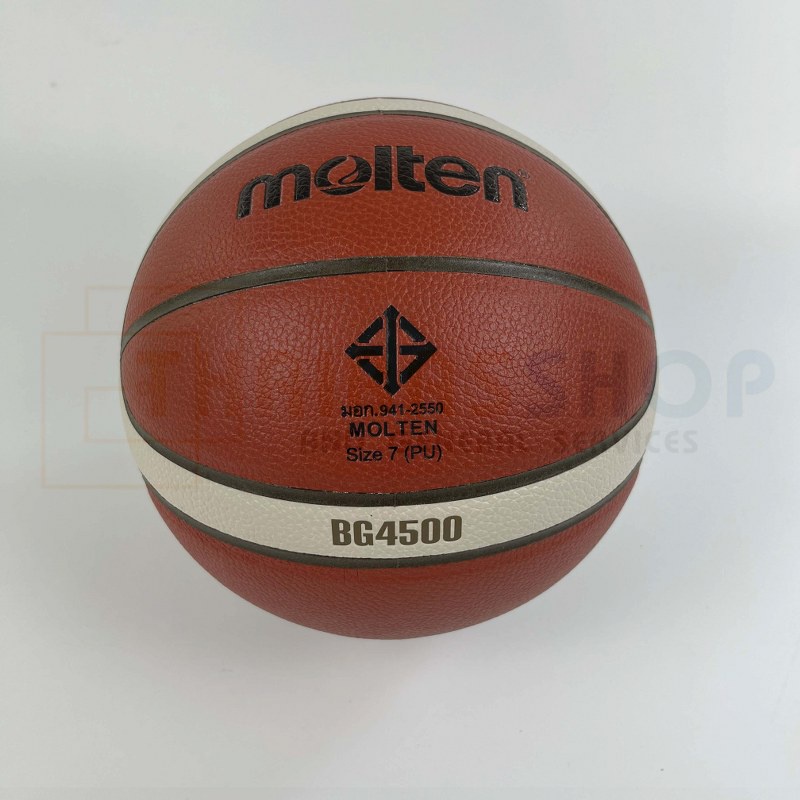 YB [ของแท้ 100%] ลูกบาสเกตบอล ลูกบาส Molten BG4500 ผลิตมาแทน GG7X ลูกบาสหนัง เบอร์7 ของแท้ 100% มี มอก.