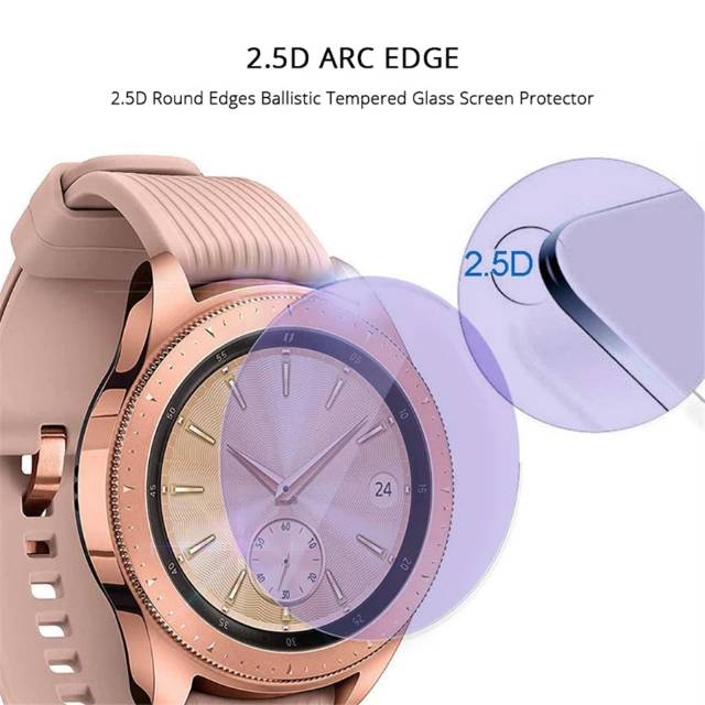 กระจกนิรภัย Anti-Scratch Violet Glass Blue Ultra Samsung Galaxy Watch 42mm SM 810