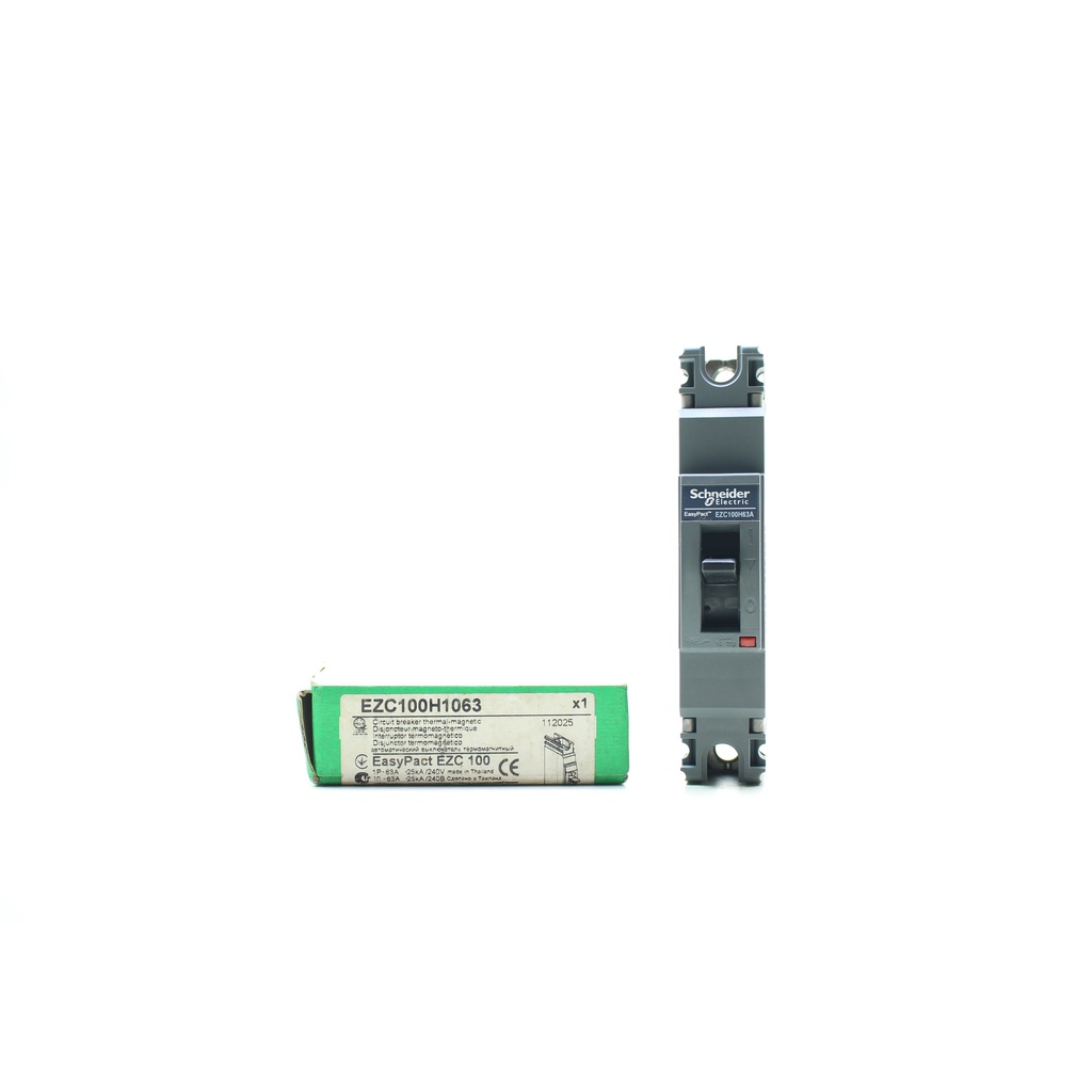 EZC100H1063 เซอร์กิตเบรกเกอร์ Schneider MCCB EasyPact EZC100H1063 เซอร์กิตเบรกเกอร์  1P 63A ชไนเดอร์