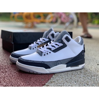 KAWS x Air Jordan 3 AJ3 สีขาวเทา 930155-003