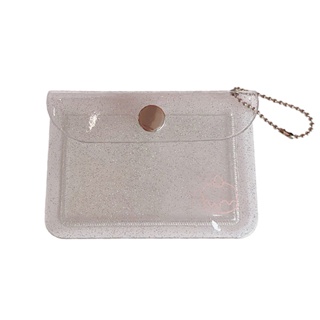 GUCSELECTED(B1413) -o2กระเป๋า PVC ใส สำหรับใส่เหรียญ ใส่บัตร กระเป๋าใส่บัตร กระเป๋าสตางค์