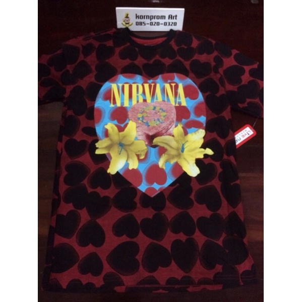 เสื้อวงNirvanaลิขสิทธิ์แท้