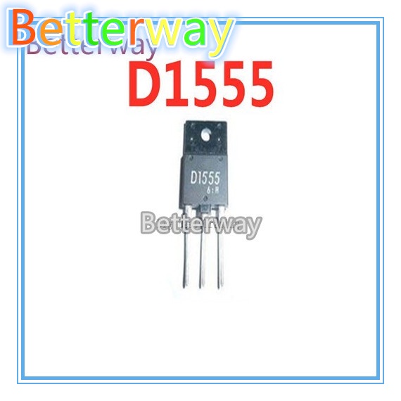 10 ชิ้น 2SD1555 D1555 NPN ทรานซิสเตอร์ TO-3PF 1500V 5A,รับประกันคุณภาพใหม่ betterway