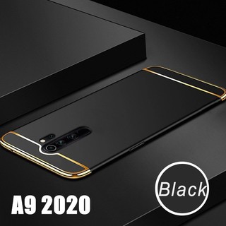 [ส่งจากไทย] Case OPPO A9 2020 เคสออฟโบ้ Oppo A9(2020) เคสกันกระแทก เคสประกบหัวท้าย เคสประกบ3ชิ้น แบบไม่หนา สีเมทัลลิค