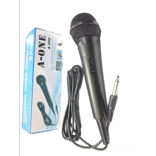 ไมค์พร้อมสาย ไมโครโฟน ร้องเพลง/พูด คาราโอเกะ Professional Dynamic Microphone LIVEA-250