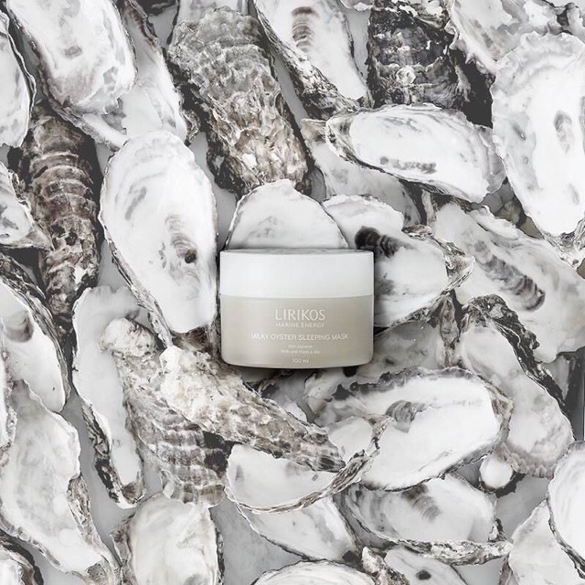 พร้อมส่ง ‼️Lirikos Marine Energy Milky Oyster Sleeping Mask