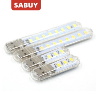 SABUY LED หลอดไฟ USB Night Light แบบพกพา ไฟกลางคืน มินิ สำหรับอ่านหนังสือหลอดไฟ