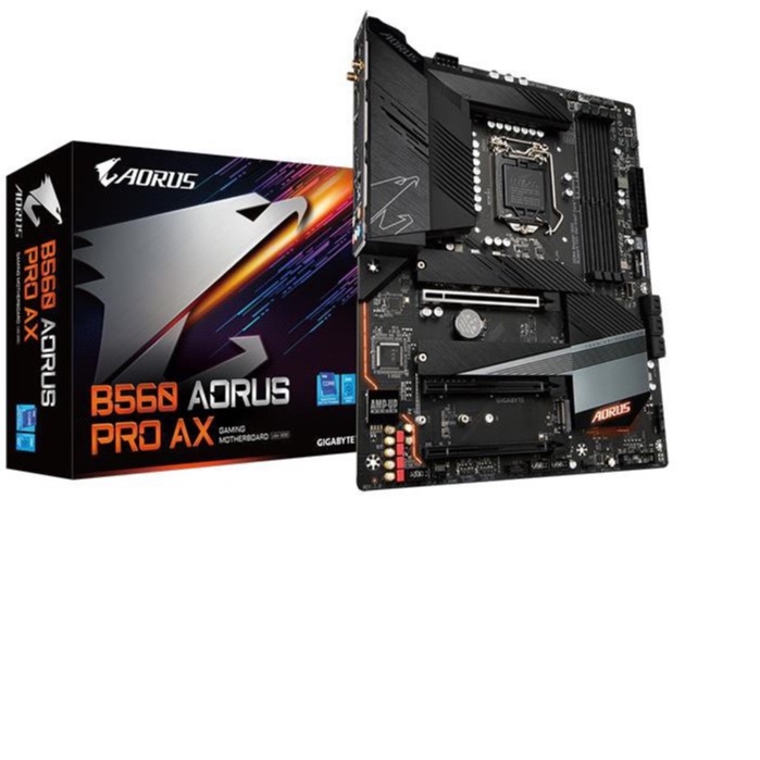 B560 AORUS PRO AXINTEL LGA1200 PACKAGE 11TH GENERATION/4XDDR4 3200 UP TO 128 GB/3 X M.2 SOCKET 3 /6 