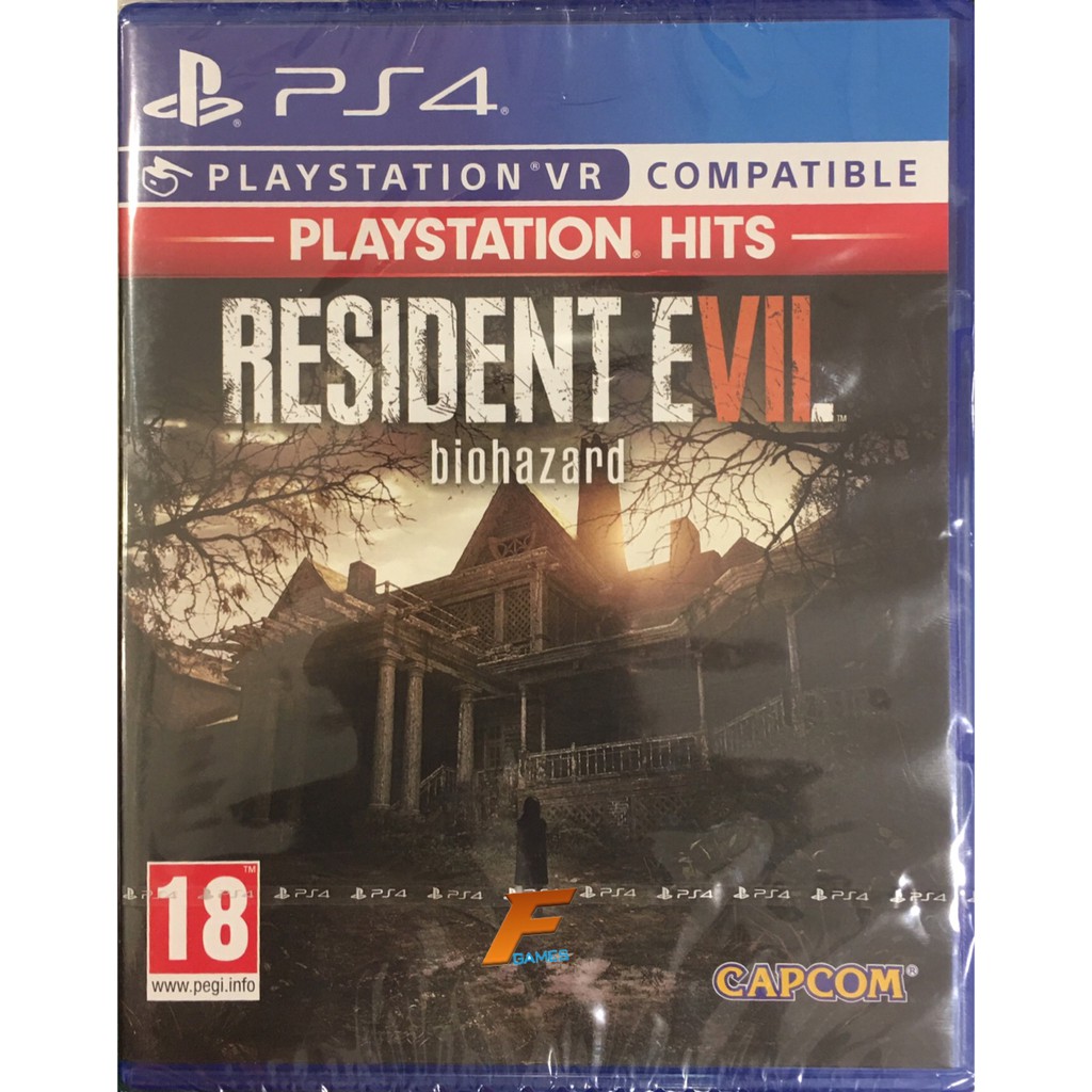 PS4 Resident Evil 7 Biohazard ( Zone 2 ) (English) แผ่นเกมส์แท้ มือ1 ของใหม่ในซีล