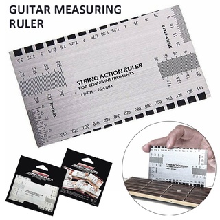 Guitar Steel String Action Gauge Ruler Guide Setup Luthier Measuring Tool