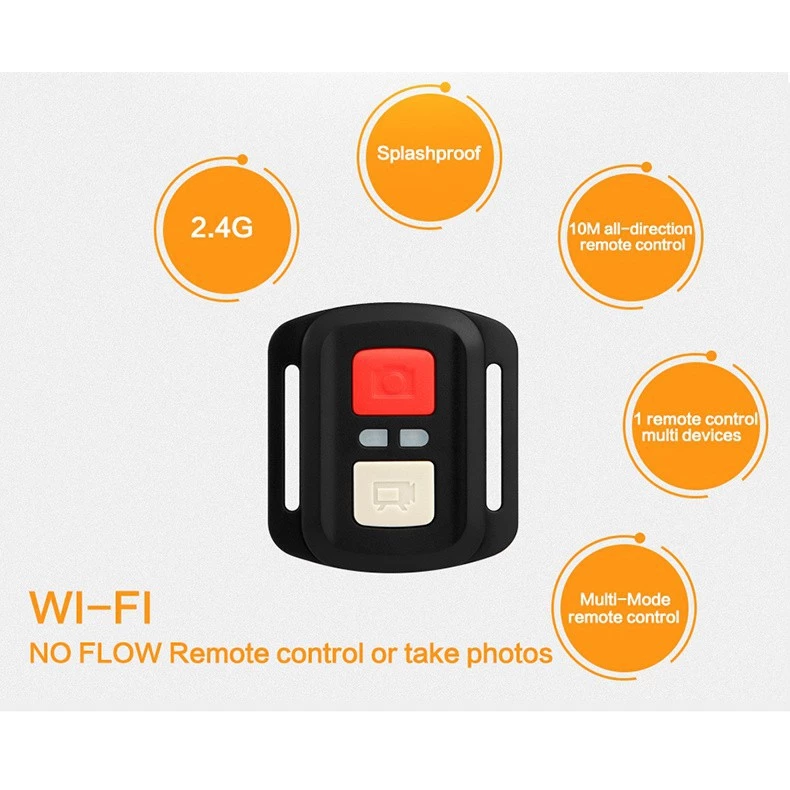 EKEN H9R Aciton Camera กล้องติดหมวก กล้องติดหมวกกันน็อค กล้องโกโปร 4K สีดำ พร้อมรีโมท (ของเเท้ 100%) thumbnail 7