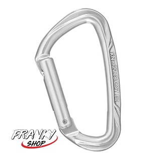 คาราบิเนอร์ขัดเงาไม่มีตัวล็อค คาราบิเนอร์ NON LOCKING CARABINER ROCKY M - POLISHED