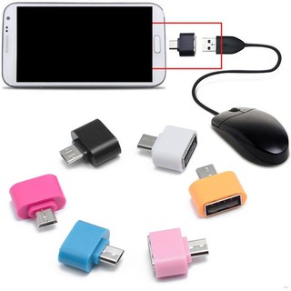 ( Ready Stock ) Mini Otg อะแดปเตอร์การ์ดรีดเดอร์ Micro Usb Flash Mouse