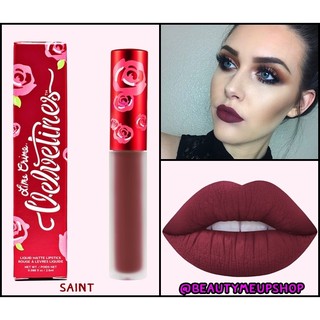 Lime Crime Velvetines Matte Lips #Saint