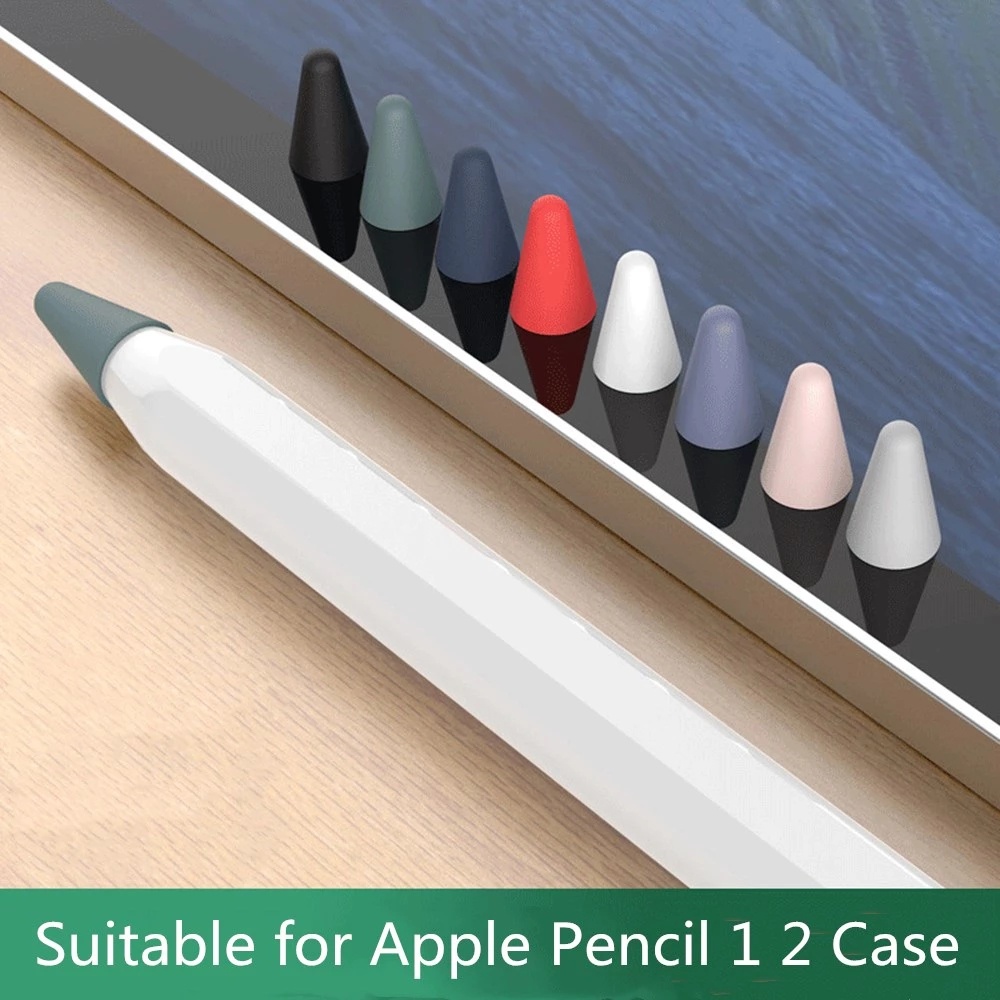 เคสซิลิโคน ปิดเสียง แบบเปลี่ยน สําหรับปากกาสไตลัส Apple Pencil 1 ชิ้น