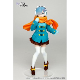 [แท้/มือ1] Re:Zero kara Hajimeru Isekai Seikatsu - Rem - Precious Figure - Winter Coat Ver. (Taito)