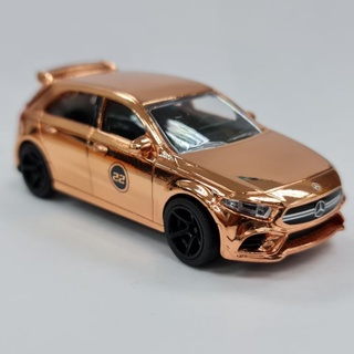 majorette​ Mercedes Benz​ A35​ pink gold ล้อยาง​ นอก​แพค