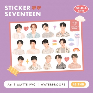 สติ๊กเกอร์ไดคัทเซเว่นทีน sticker diecut SEVENTEEN