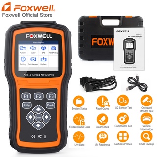 [รองรับภาษาไทย] Foxwell NT630 Plus OBD2 เครื่องสแกนเนอร์เครื่องยนต์ตรวจสอบ ABS SRS ถุงลมนิรภัย SAS รีเซ็ตรหัส Reader ODB OBD 2 เครื่องมือวินิจฉัยรถยนต์อัตโนมัติ