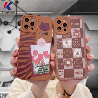 Soft Case Compatible For IPhone  6 6s 7 8 Plus 13 PRO MAX เคสสีช็อคโกแลต แฟชั่น สําหรับ เคสไอโฟน 7Plus 6Plus 6SPlus 8Plus SE X XS MAX XR 13 mini 11 PROMAX 12 mini 12 PRO MAX เคสโทรศัพท์มือถือแบบนิ่ม TPU ลายดวงตานางฟ้า หัวใจ