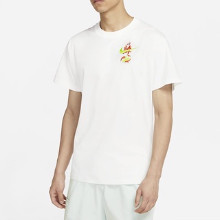 [S-5XL] Nike เสื้อยืดแขนสั้น คอกลม ผ้าฝ้าย 100% พิมพ์ลาย ทรงหลวม สไตล์คลาสสิก เรียบง่าย สําหรับผู้ใหญ่ ทุกเพศ Xs-3Xl PAk