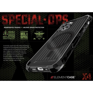 เคสสำหรับไอโฟน 13 พร้อมแมกเซพ ยี่ห้อ ElementCase รุ่น Special Ops Maksave สำหรับ iP 13 Pro Max/13 Pro ของแท้