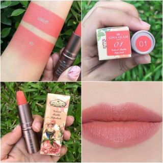 Gina Glam Velvet Matte Lipstick G37 จีน่าแกรม ลิปสติก เนื้อแมท ลิปเนื้อแมท