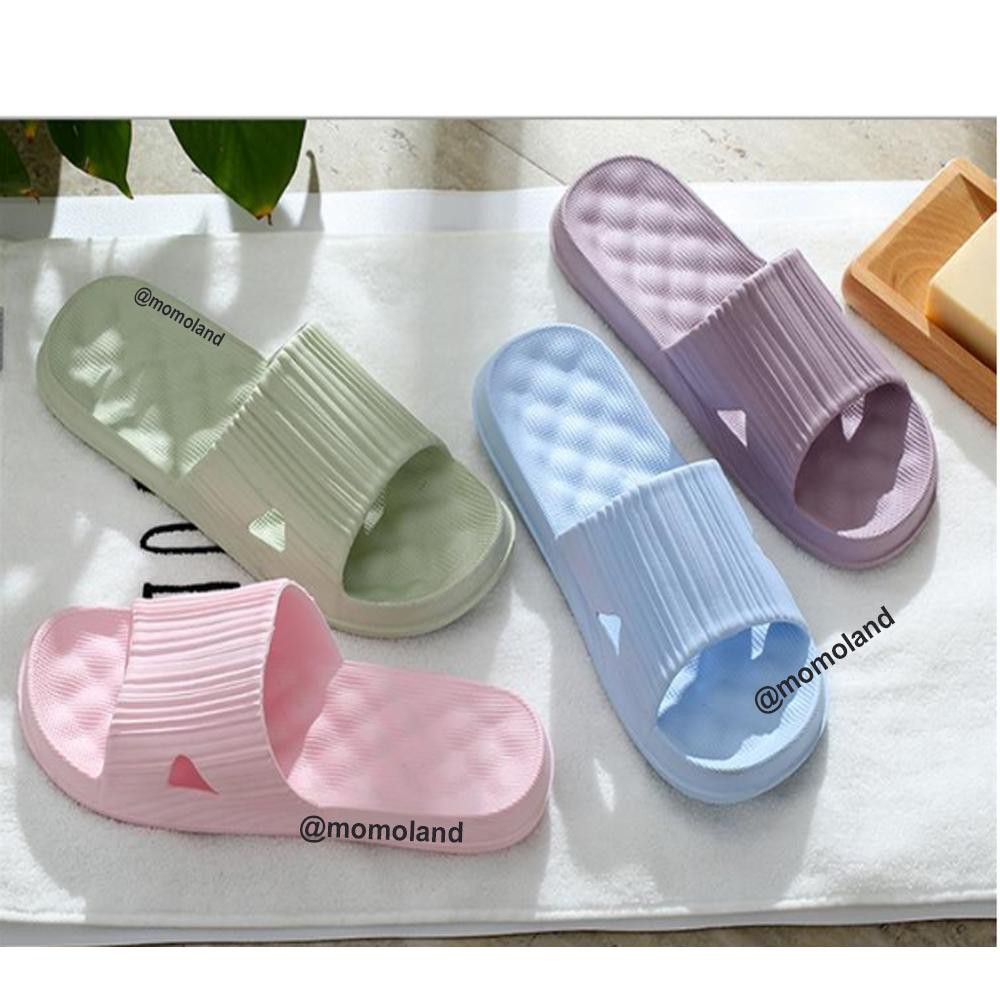 รองเท้านวด รองเท้าเพื่อสุขภาพ แบบยาง EVA พร้อมปุ่มนวด กันน้ำ กันลื่น นุ่มสบาย - รูปที่ 4