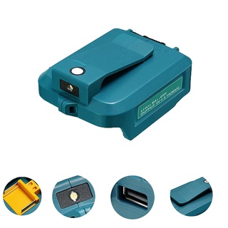 【TokTik Hot Style】อะแดปเตอร์ชาร์จแบตเตอรี่ Li-ion 14.4-18V USB สําหรับ Makita ADP05 BL1815 BL1830 BL1840 BL1850