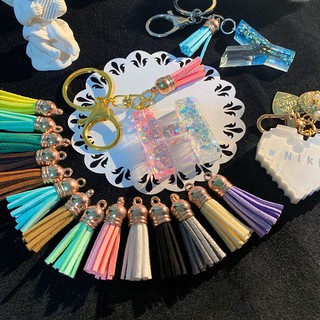 St.kunkka จี้พู่จีน 20 ชิ้น / ล็อต พวงกุญแจพู่หนังสไตล์วินเท…