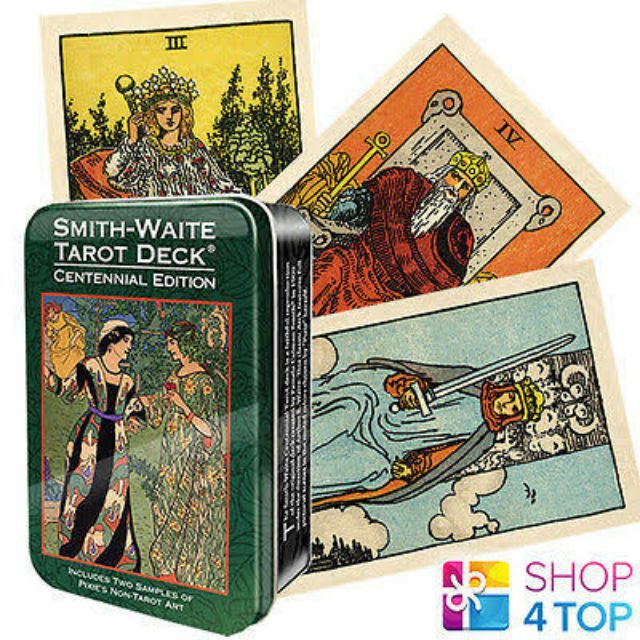 {ไพ่แท้ลิขสิทธิ์} ไพ่ทาโรต์ SMITH-WAITE TAROT CENTENNIAL EDITTION  (Tin box)  พร้อมส่ง