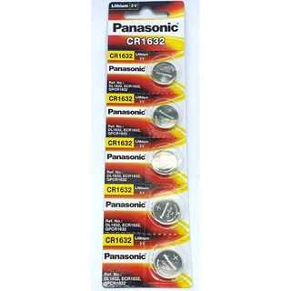 PACK 5 ก้อน ***ถ่านเม็ดกระดุม พานาโซนิค PANASONIC CR-1632 (8887549597008)