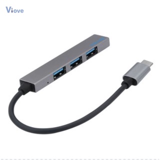 type - c to 4 usb hub 3 . 0 hub อะแดปเตอร์พาวเวอร์อินเตอร์เฟซแบบพกพา