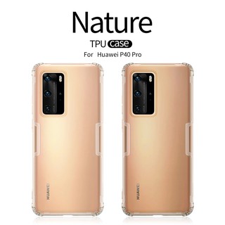 ็็้Huawei P40Pro Nillkin เคสมือถือ ฝาหลังขาวใส/ดำใส เรียบหลู่ดูไฮ  รุ่น Nature TPU Case (ของแท้100%)