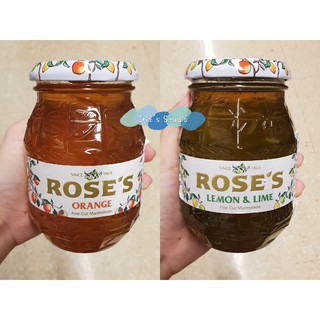 แยมส้ม แยมมะนาว Roses Jam (Orange, Lime Jam) 454g.