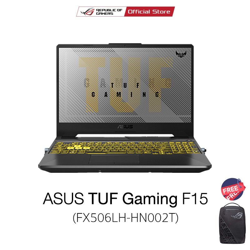 0ASUS TUF Gaming F15 (FX506LH-HN002T) Notebook ( โน๊ตบุ๊ค ) 15.6" FHD i5-10300H RAM8GB SSD512GB