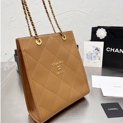 Chanel Tote Bag Vertical edition Large logo Atmosphere fashionable shopping bag Chanel
