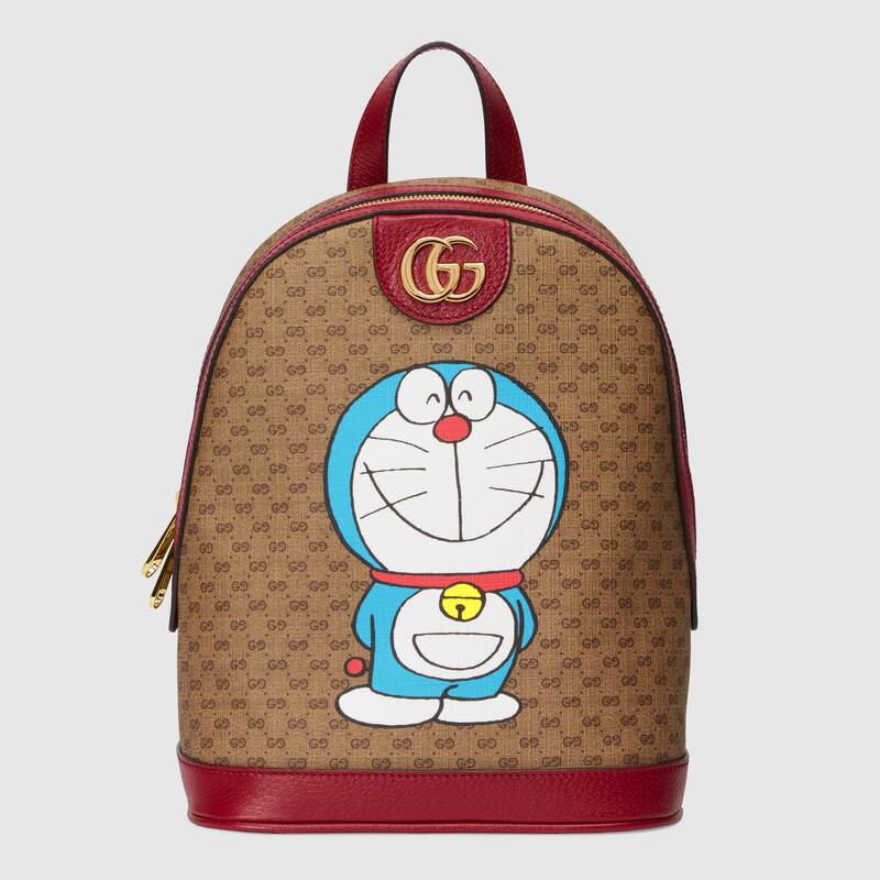 Brand new genuine Gucci Doraemon x Gucci joint series small backpack