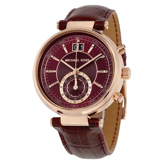 Michael Kors นาฬิกาผู้หญิง Sawyer Red Watch MK2426