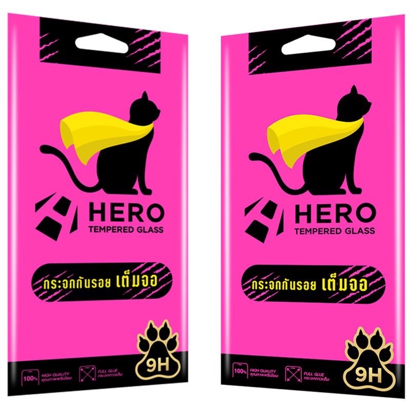 Focus Hero CAT โฟกัสฟิล์มกระจกนิรภัยกันรอยแบบเต็มจอ Huawei Y9prime/Y9 2019/Y7pro2019/p30/p20pro/nova5t/mate20x