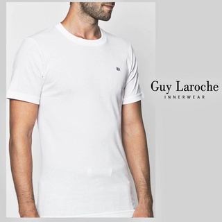 เสื้อยืดสีขาวGUY LAROCHE เสื้อยืดชายสีขาว (JVU2423R8WH)