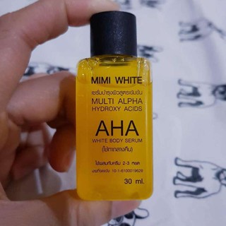 MIMI WHITE AHA เซรั่มบำรุงผิวสูตรเข้มข้น เร่งผิวขาว 30ml. ( 25 ขวด)