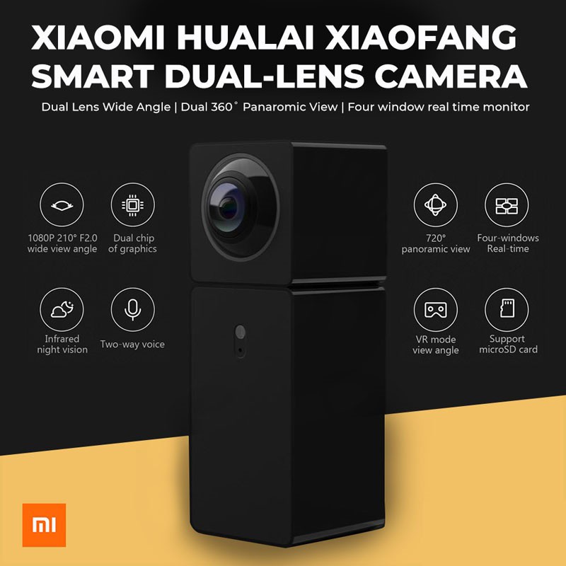 hualai square dual camera