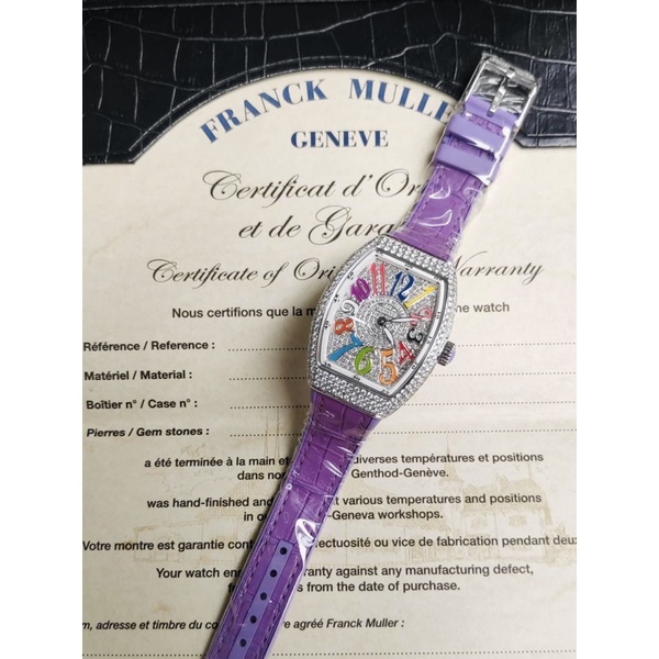 FRANCK MULLER FULLSET สายม่วง | Shopee Thailand