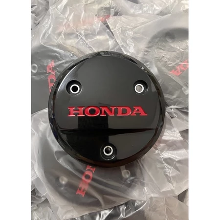 ฝากลมกันร้อนเครื่องเเท้ ครอบครัช โลโก้Hondaสีแดง ฝากลมครอบครัช แท้มือ1 ใส่เวฟ125เก่า เท่านั้น sri เวฟ100 ใส่ไม่ได้